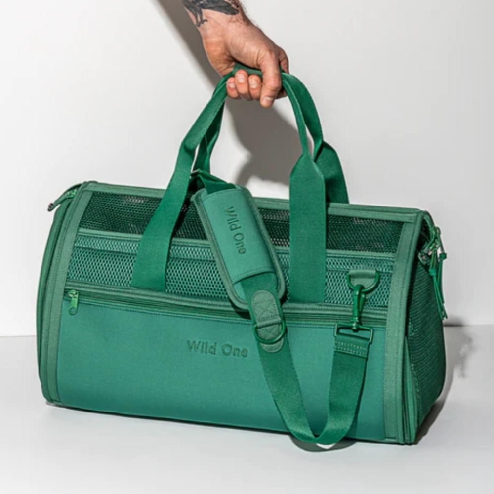 Wild One Pet Carrier - Spruce Green ONLY USED ONCE!